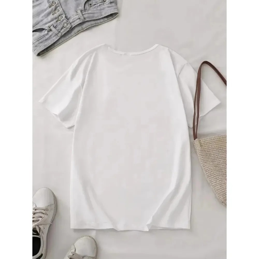 Men Women T-shirt with A Illus - огляд і ціна Korean Men Lifestyle