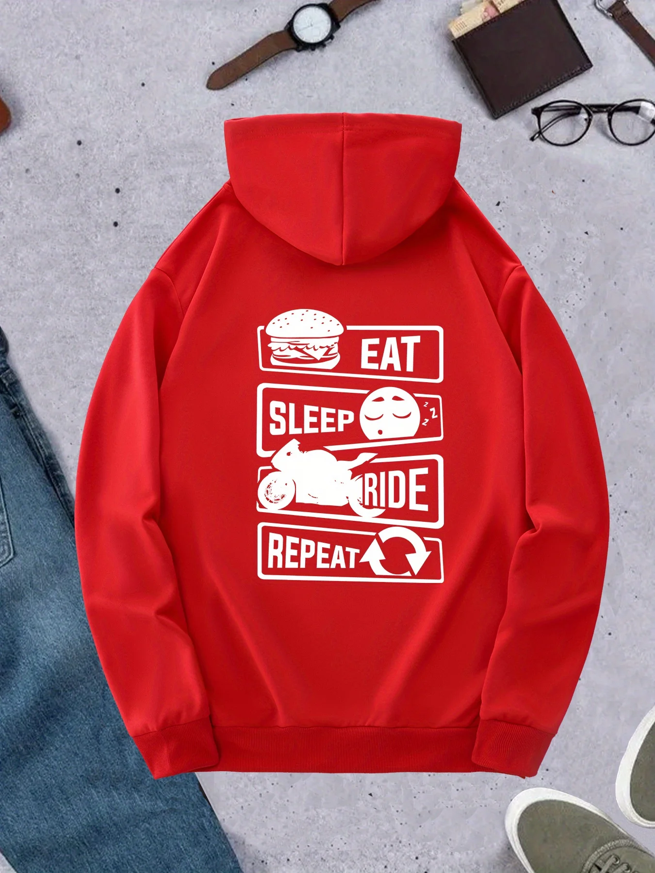 Korean Trend Men Hoodie Eat Sl - огляд і ціна Korean Men Lifestyle