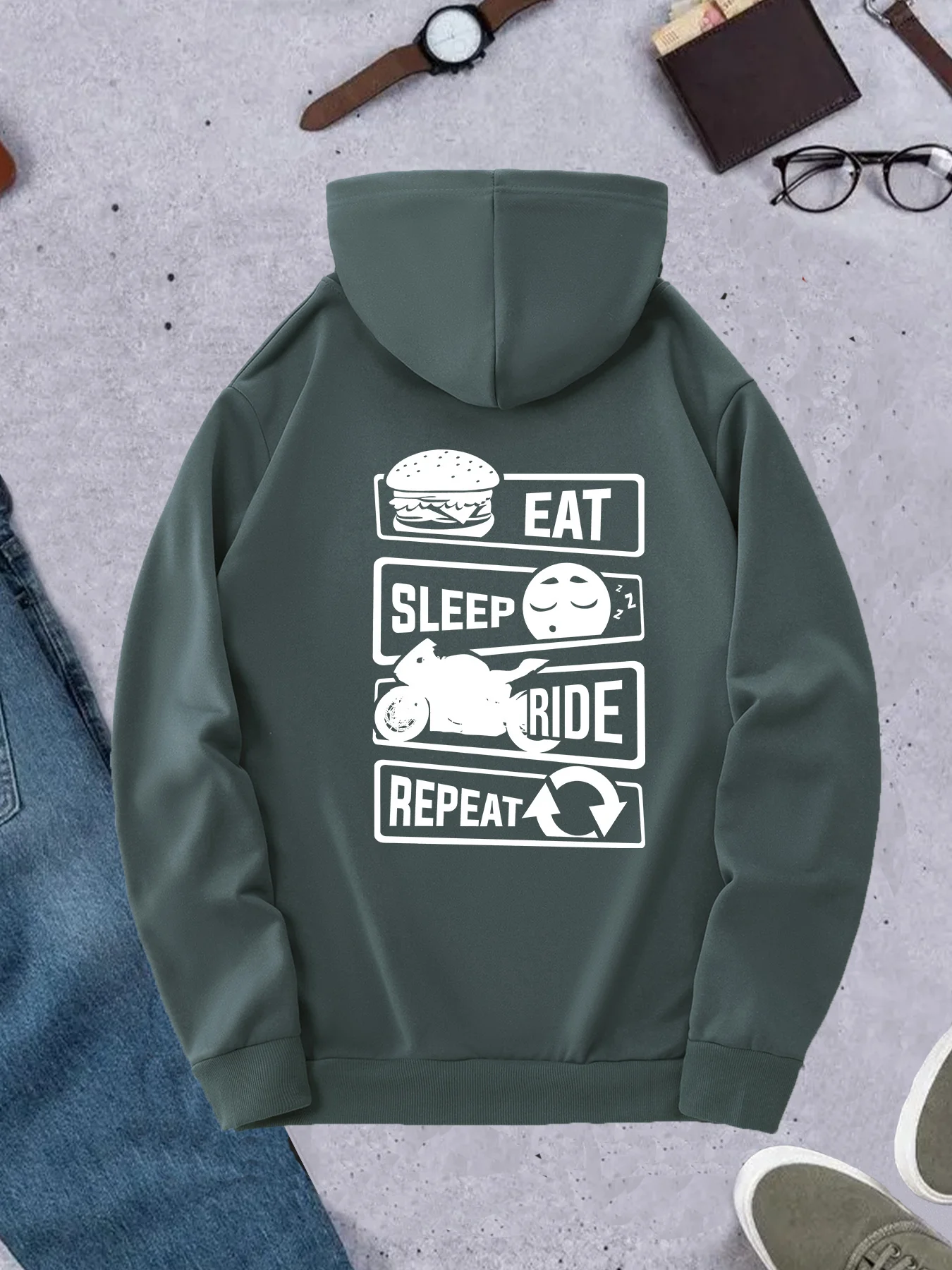 Korean Trend Men Hoodie Eat Sl - огляд і ціна Korean Men Lifestyle